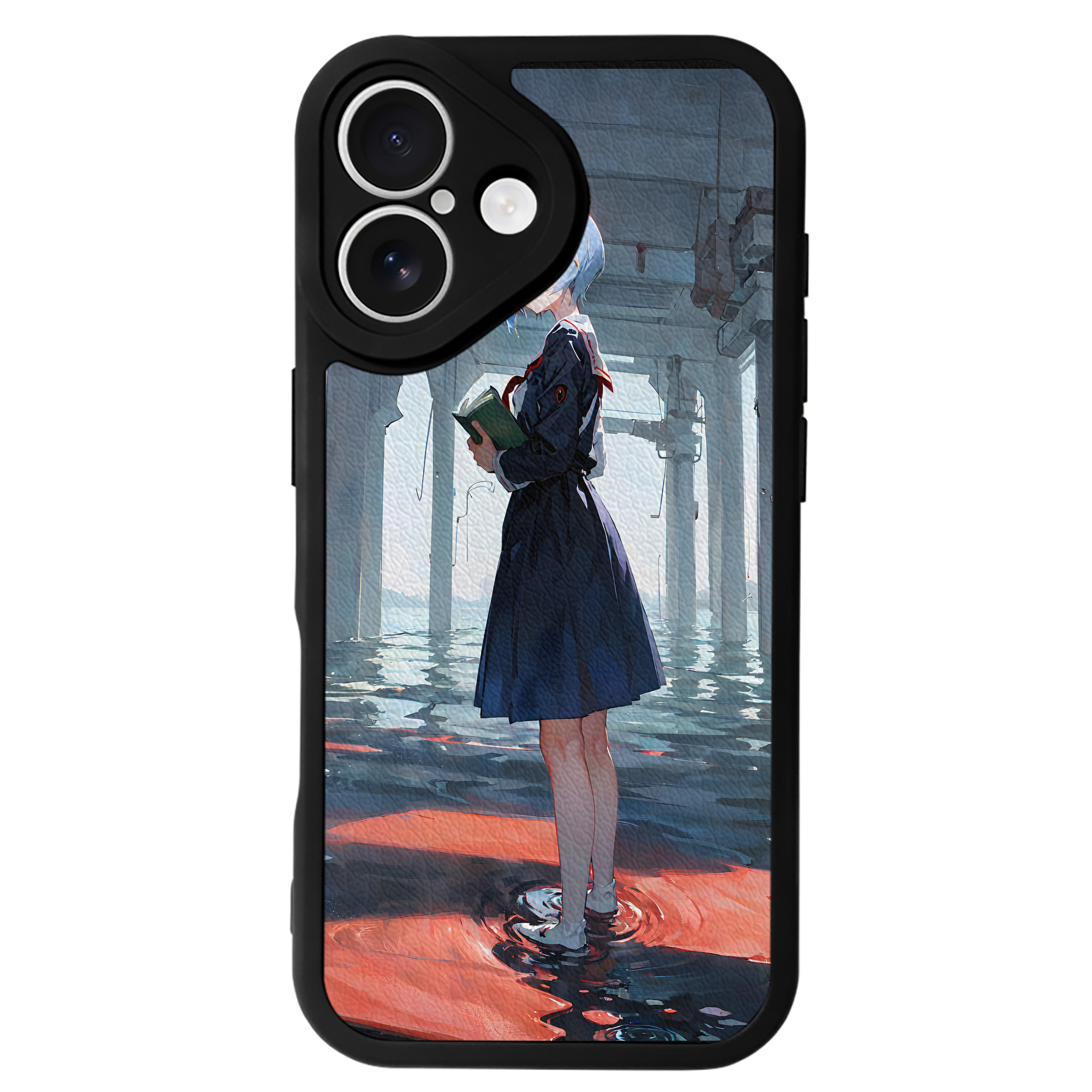 （画像用） EVA 新世紀エヴァンゲリオン 【iPhone 16シリーズ対応】シリコンスマホケース（レザー調） 材質：シリコン